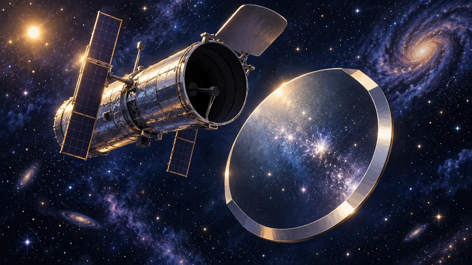 ハッブル宇宙望遠鏡の大きな鏡は、今も間違った形のまま使われている
