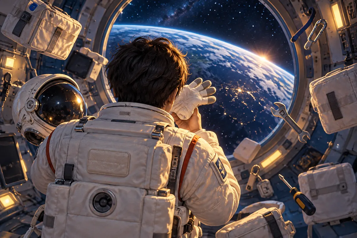 宇宙飛行士は、船に戻ってから、服や道具についたにおいをかぐ